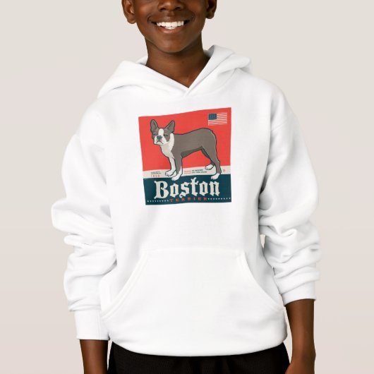 patriottisch | Boston Terrier (Voorkant)