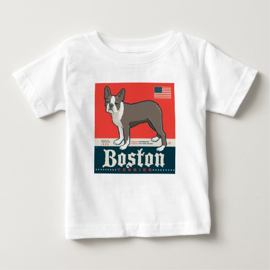 patriottisch | Boston Terrier (Voorkant)