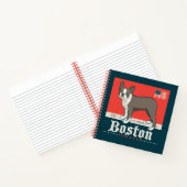 patriottisch | Boston Terrier Notitieboek (Binnen)