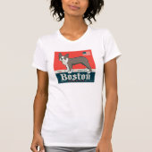 patriottisch | Boston Terrier T-shirt (Voorkant)