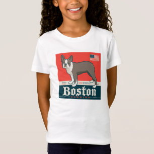 patriottisch   Boston Terrier T-shirt