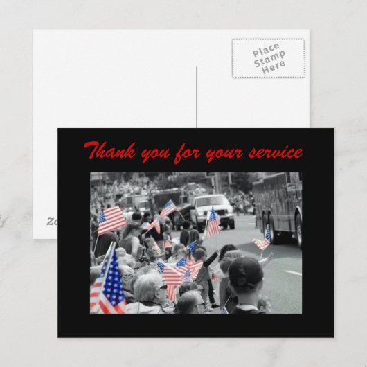 Patriottisch Briefkaart (Voorkant / Achterkant)