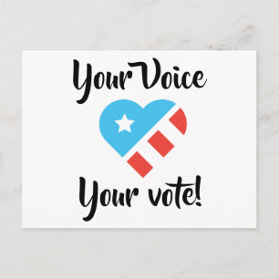 Patriottisch Briefkaart voor kiezers