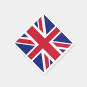 Patriottisch Brits EU-Jack Flag Napkin Servet (Hoek)