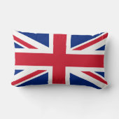 Patriottisch Brits EU-toneelblok Flag Lumbar Cushi Kussen (Achterkant)