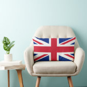 Patriottisch Brits EU-toneelblok Flag Lumbar Cushi Kussen (Stoel)