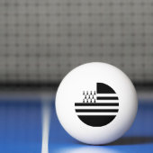 Patriottisch Brittany Flag Ping Ball (Net)