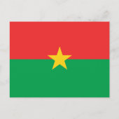 Patriottisch Burkina Faso-Briefkaart Briefkaart (Voorkant)
