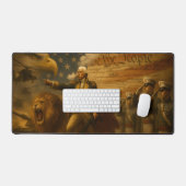 Patriottisch Cadet Washington Mousepad Bureaumat (Keyboard & Muis)