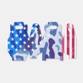 Patriottisch camouflage bedankdoosjes (Uitgevouwen)