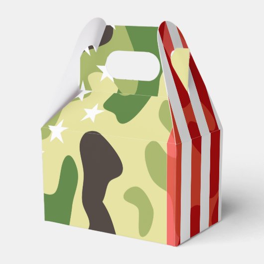 Patriottisch camouflage bedankdoosjes (Voorkant Zijde)