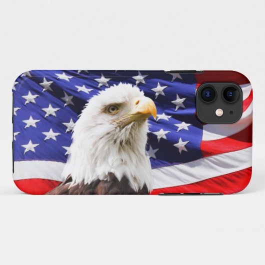 Patriottisch Case-Mate iPhone Case (Achterkant (horizontaal))