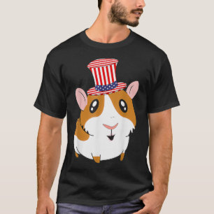 PATRIOTTISCH CAVIA 4 JULI ONAFHANKELIJKHEIDSDAG T-SHIRT