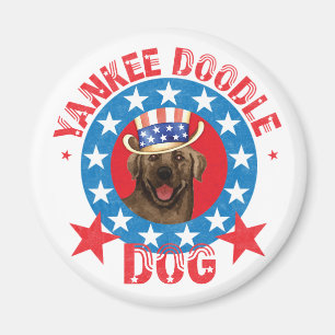 Patriottisch Chocolade Lab Magneet