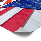 Patriottisch collage poster 36 x 24 (Hoek)