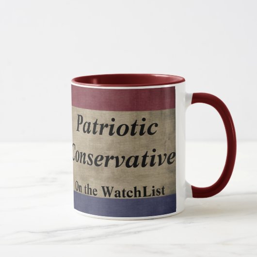 Patriottisch conservatief op de lijst van de watch mok (Rechts)