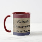 Patriottisch conservatief op de lijst van de watch mok (Links)