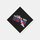 Patriottisch Cuba Patria Y Vida Cubaanse vlag Servet