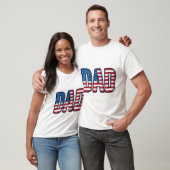 Patriottisch DAD Vector T-shirt ontwerp_1 (Unisex)