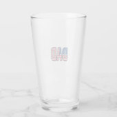 Patriottisch DAD Vector T-shirt Ontwerp_1 Glas (Achterkant)