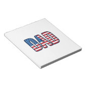 Patriottisch DAD Vector T-shirt Ontwerp_1 Notitieblok (Schuin)