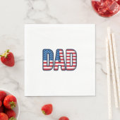 Patriottisch DAD Vector T-shirt Ontwerp_1 Servet (Insitu)