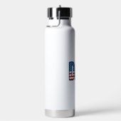 Patriottisch DAD Vector T-shirt Ontwerp_1 Waterfles (Rechts)