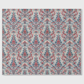 patriottisch damast-inpakpapier cadeaupapier (Vlak)