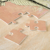  Patriottisch, dame, Eagle met Amerikaanse vlag Legpuzzel (Zijkant)