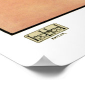 Patriottisch, dame, Eagle met Amerikaanse vlag Poster (Hoek)