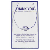 Patriottisch dank je VETERANDAG Klein Cadeauzakje (Achterkant)