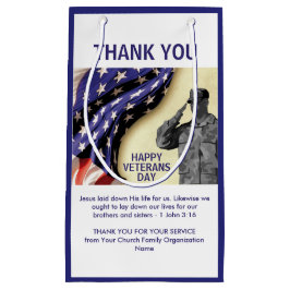 Patriottisch dank je VETERANDAG Klein Cadeauzakje