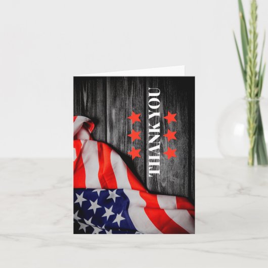 Patriottisch Dank u Bedankkaart (Voorkant)