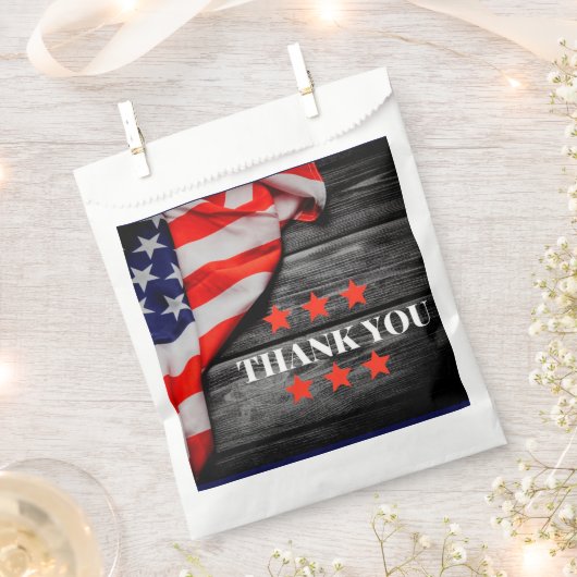 Patriottisch Dank u Bedankzakje (Geknipt)