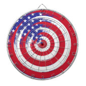 Patriottisch Dartboard Dartbord (Voorkant)