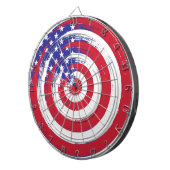 Patriottisch Dartboard Dartbord (Voorkant Rechts)