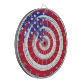 Patriottisch Dartboard Dartbord (Voorkant Links)