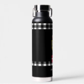 Patriottisch Denemarken vacuüm geïsoleerd, Deense  Waterfles (Voorkant)