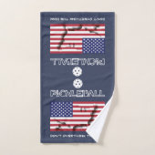 Patriottisch DENK NIET OVER DE DINK Pickleball Handdoek (Handdoek)