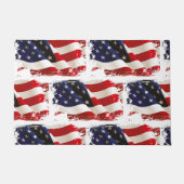 Patriottisch depot op 4 juli deurmat (Voorkant)