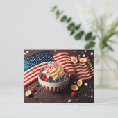Patriottisch dessert briefkaart (Staand voorkant)