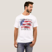 Patriottisch Deze Kleuren Gaan Nooit Op De Loop T-shirt (Voorkant volledig)