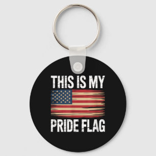 Patriottisch Dit is Pride Flag USA Amerikaanse 4 j Sleutelhanger