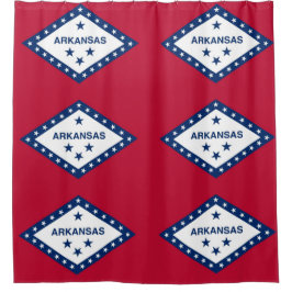 Patriottisch Douchegordijn met Vlag van Arkansas U
