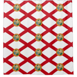 Patriottisch douchegordijn met vlag van Florida