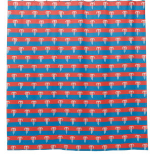 Patriottisch Douchegordijn met Vlag van Kansas Cit