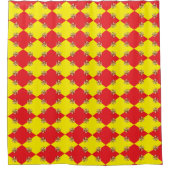 Patriottisch Douchegordijn met vlag van Sicilië (Voorkant)