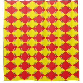 Patriottisch Douchegordijn met vlag van Sicilië