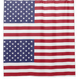 Patriottisch douchergordijn met vlag van de Vereni Douchegordijn
