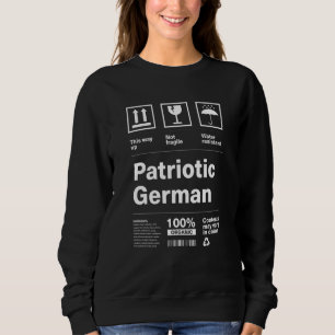 Patriottisch Duits Patriottisme Duitsland Land Tro Trui